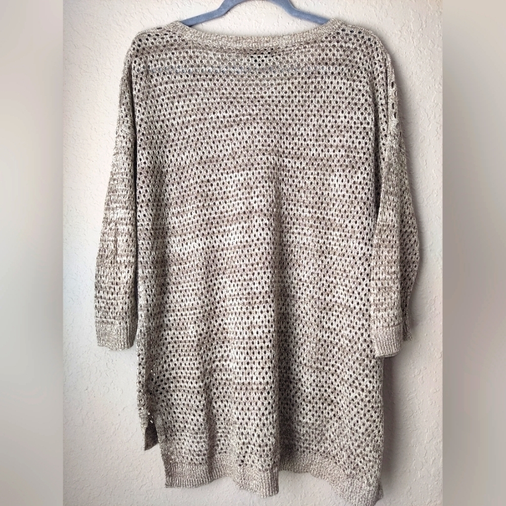 Mossimo Crochet Mid sleeves Top XL - Picture 3 of 8